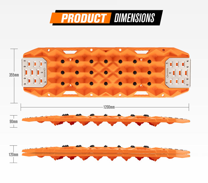 25TON Orange Recovery Track (Online only) - OZI4X4 PTY LTD