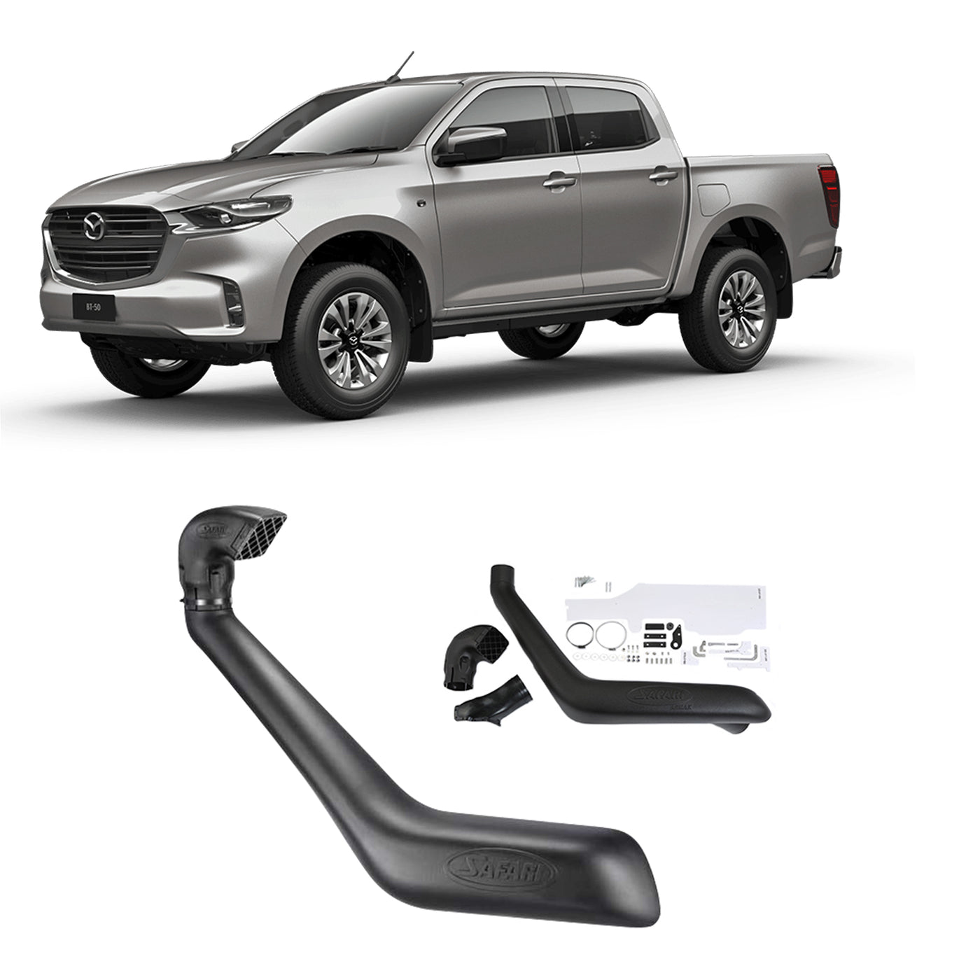 Safari Snorkel for Mazda BT-50 (07/2020 - on) - OZI4X4 PTY LTD