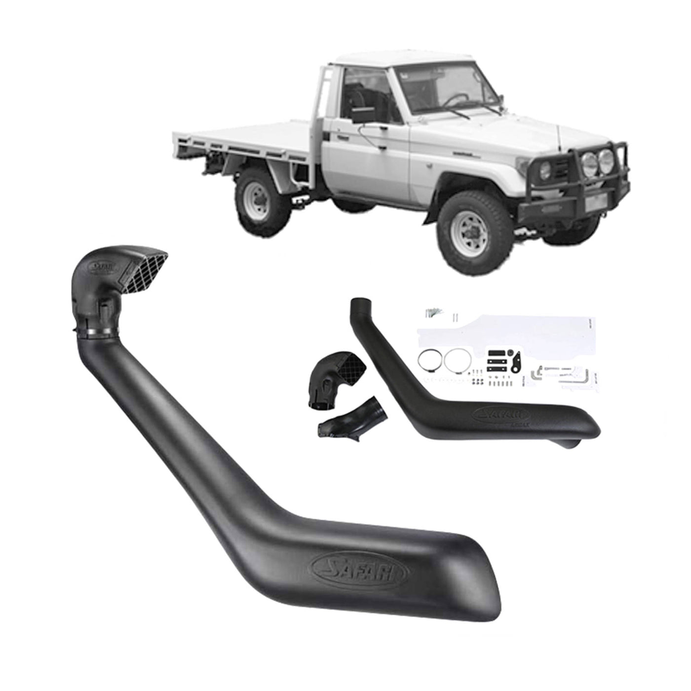 Safari Snorkel Suitable for Toyota Landcruiser (01/1990 - 02/2007) - OZI4X4 PTY LTD