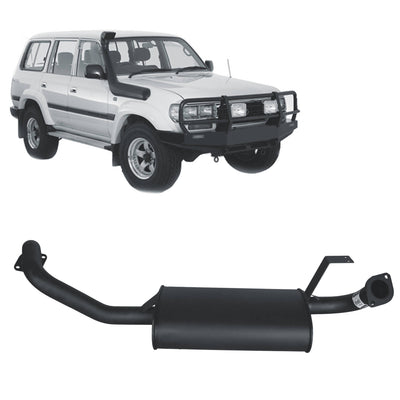 Redback Performance Exhaust Suitable For Toyota Landcruiser 80 Series Wagon 4.2L 1HZ & 4.5L FZ - OZI4X4 PTY LTD