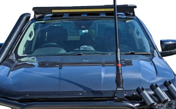 Wind D- Reflector + Bar Light 142CM Wide Suitable For Aluminium Roof Cage (Pre-Order) - OZI4X4 PTY LTD