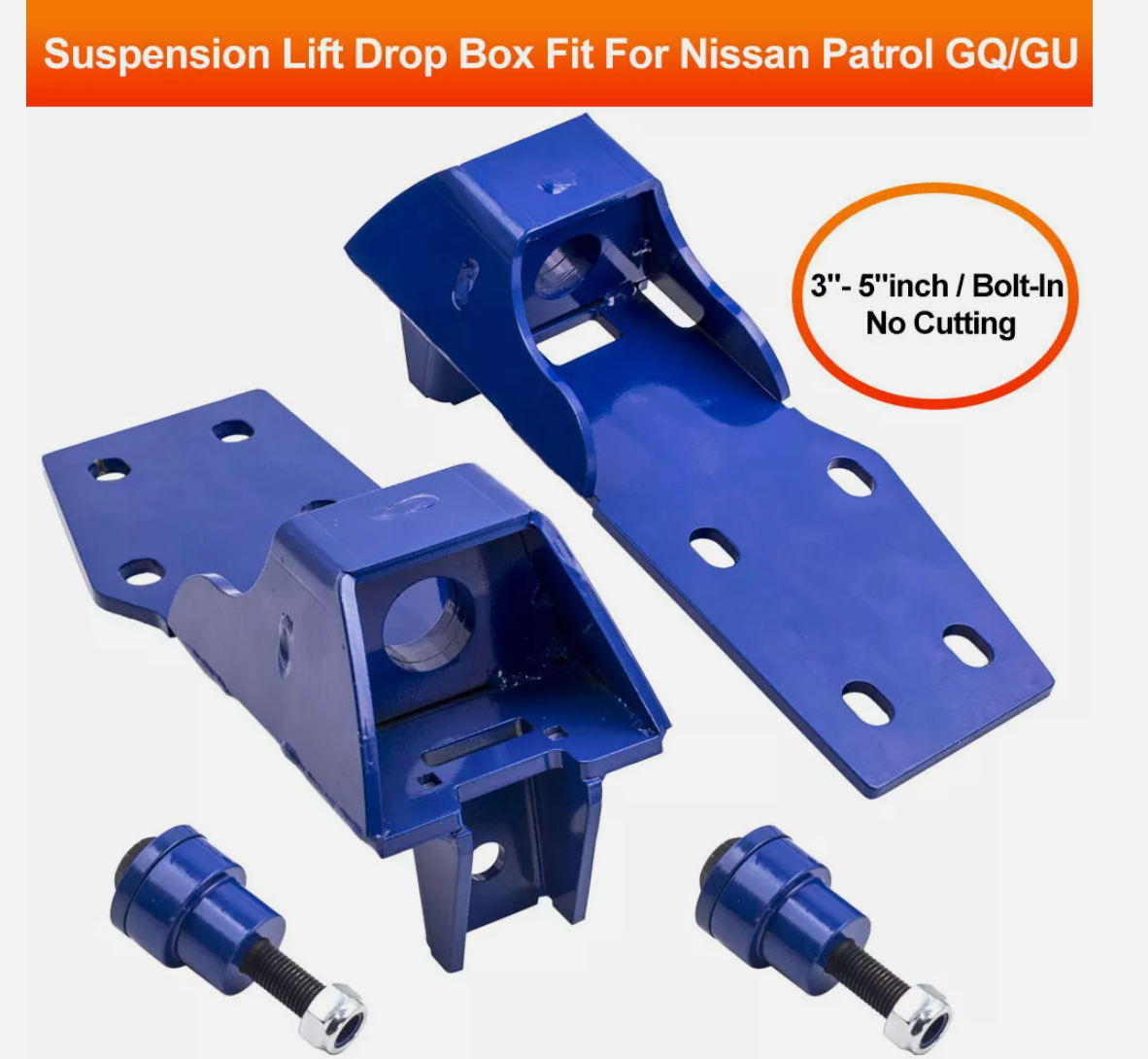 Lift Kit Drop Boxes 3,4,5 Inch Suits Nissan Patrol GQ & GU