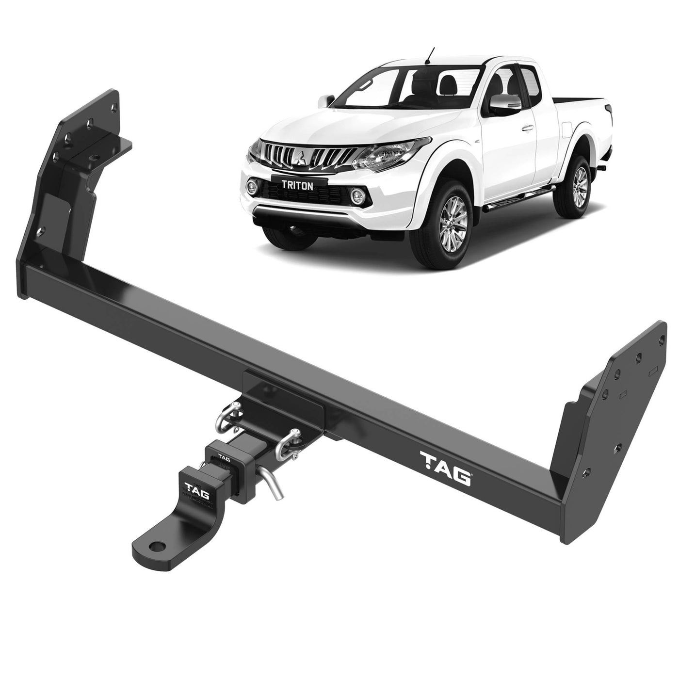 TAG Heavy Duty Towbar for Mitsubishi Triton (03/2006 - 12/2015) - OZI4X4 PTY LTD