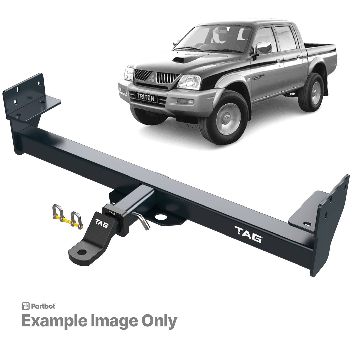 TAG Heavy Duty Towbar for Mitsubishi Triton (03/1986 - 12/2006) - OZI4X4 PTY LTD