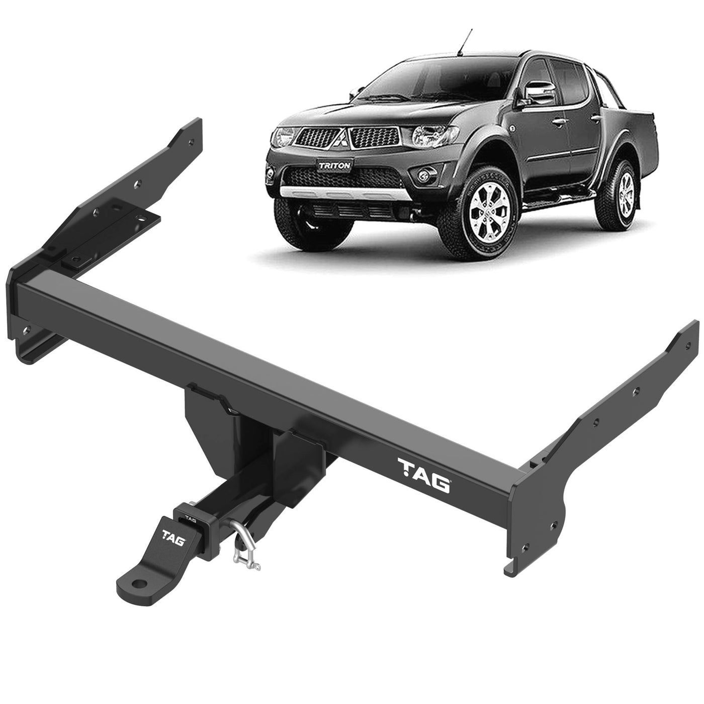 TAG Heavy Duty Towbar for Mitsubishi Triton (10/2009 - 04/2015) - OZI4X4 PTY LTD