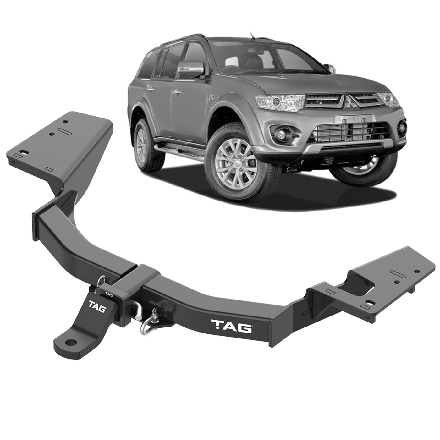 TAG Heavy Duty Towbar for Mitsubishi Challenger (07/2008 - on) - OZI4X4 PTY LTD