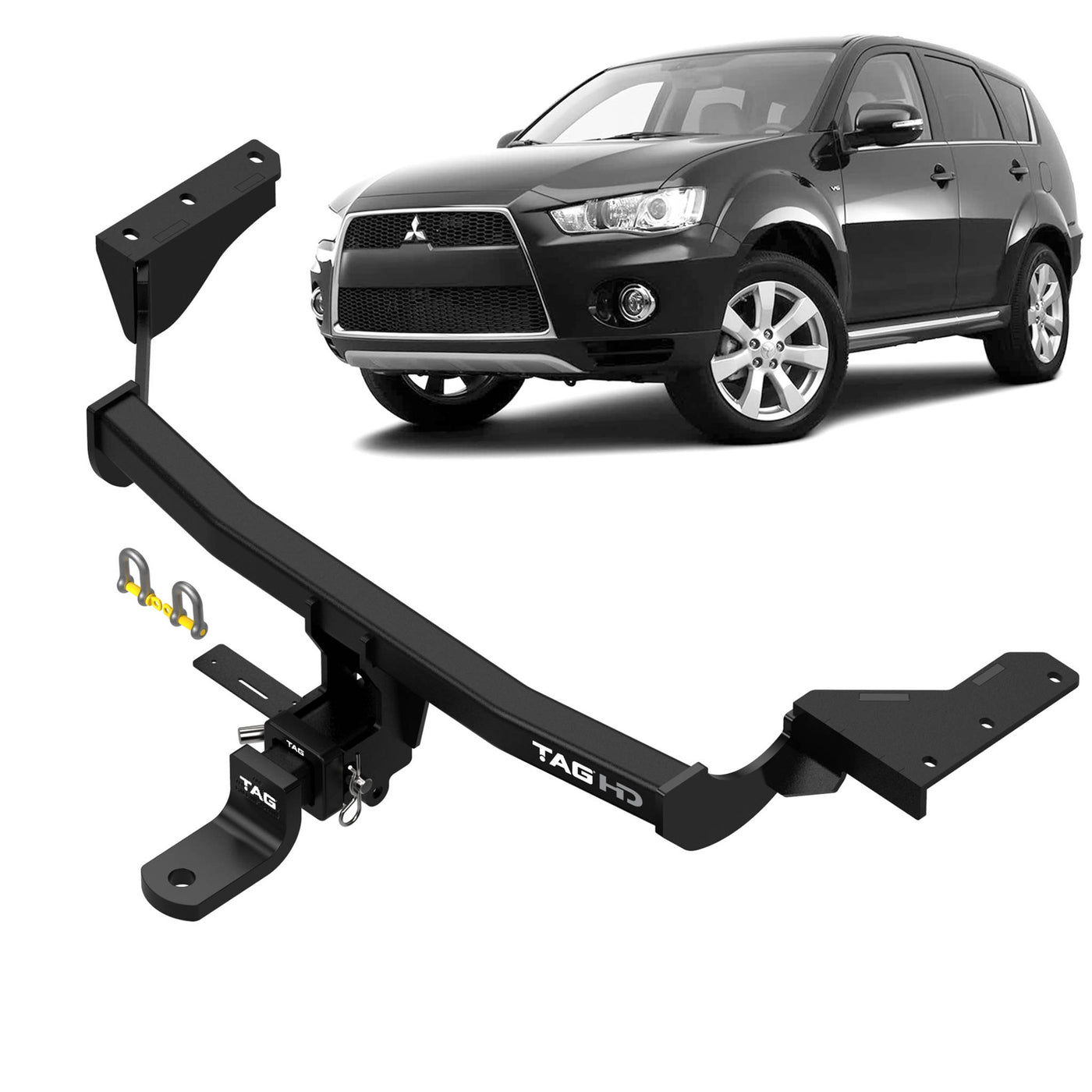 TAG Heavy Duty Towbar for Mitsubishi Outlander (10/2006 - 11/2012) - OZI4X4 PTY LTD