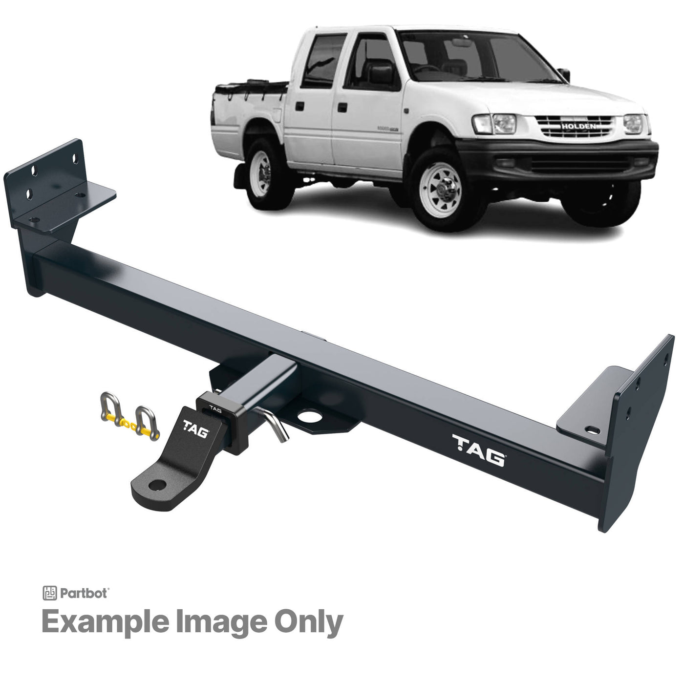 TAG Heavy Duty Towbar for Holden Rodeo (1981 - 02/2003) - OZI4X4 PTY LTD