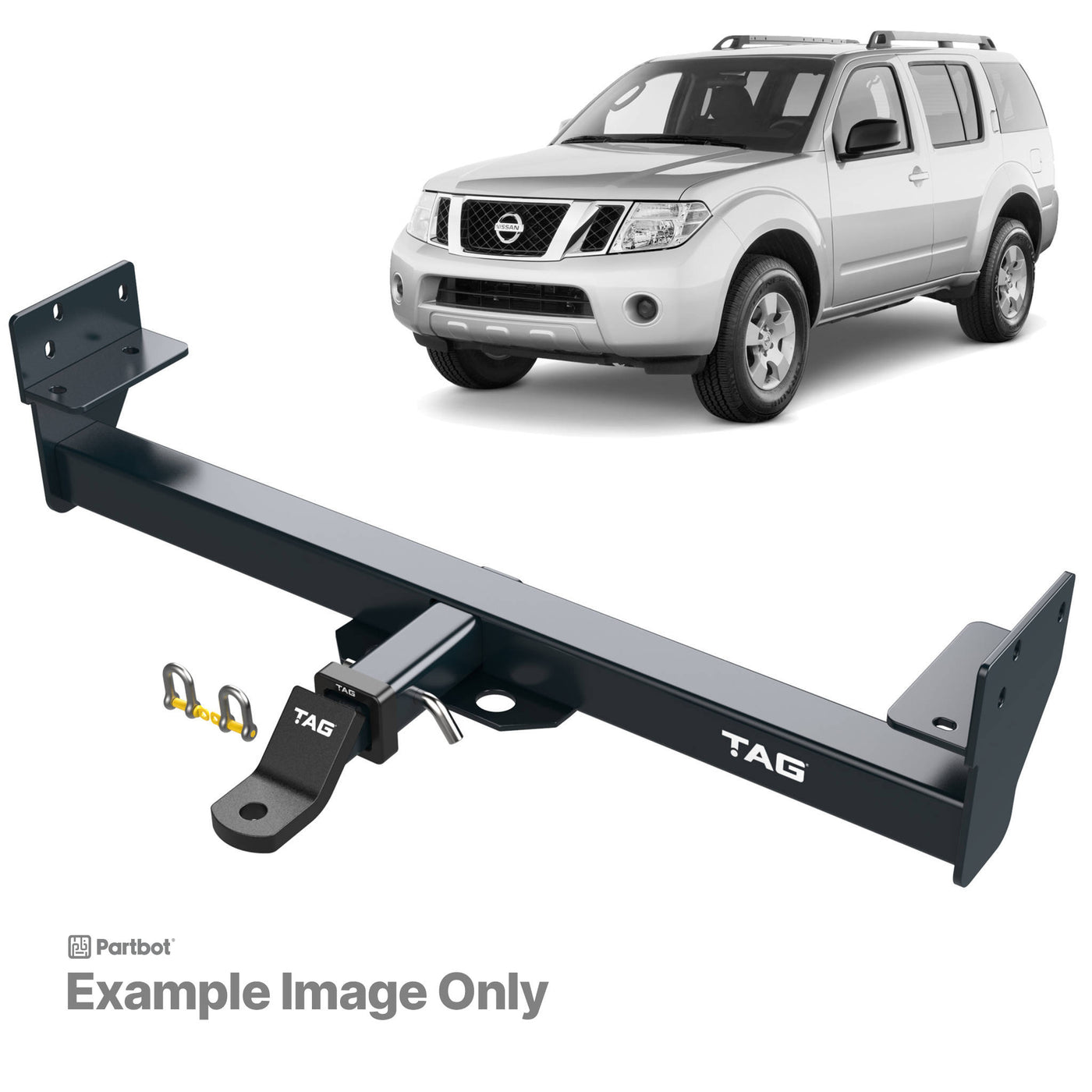 TAG Heavy Duty Towbar for Nissan Pathfinder (07/2005 - 2013) - OZI4X4 PTY LTD