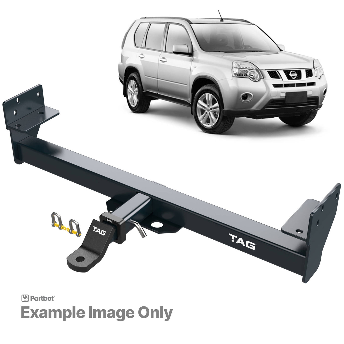 TAG Heavy Duty Towbar for Nissan X-TRAIL (06/2001 - 12/2007) - OZI4X4 PTY LTD