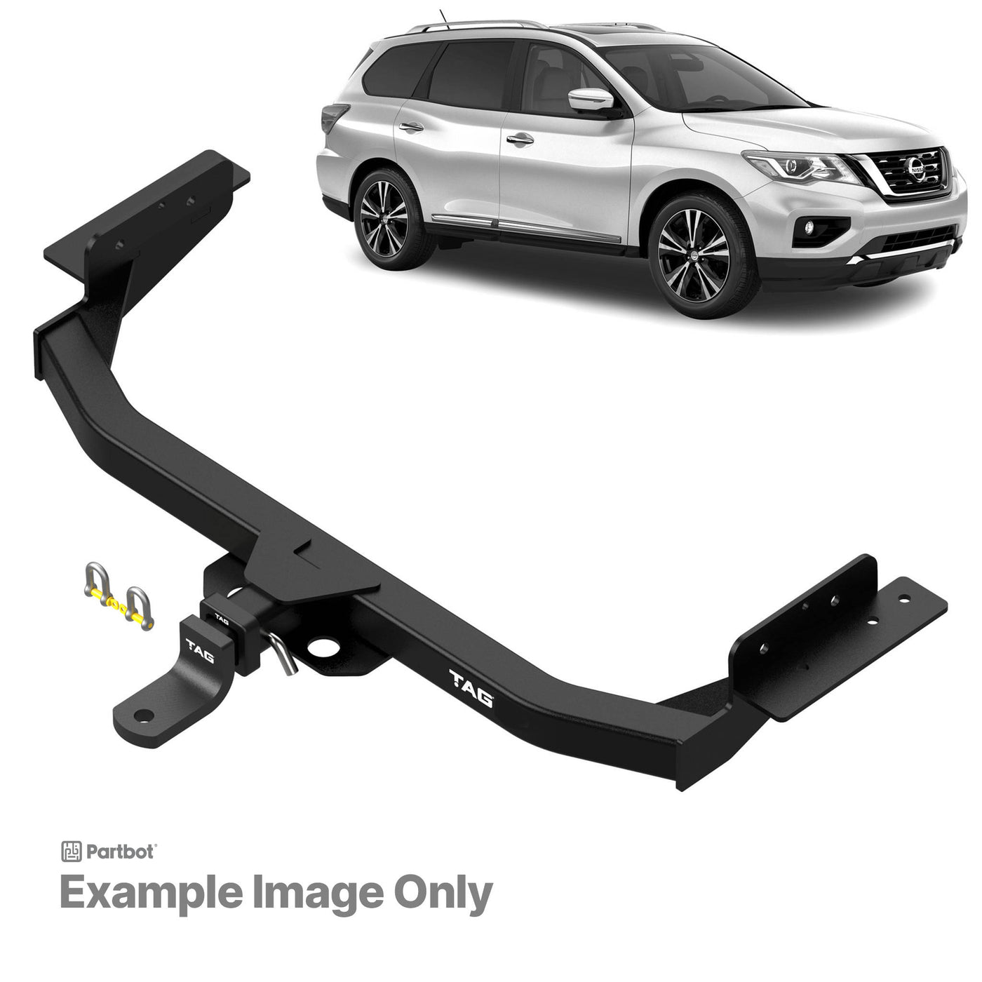 TAG Heavy Duty Towbar for Nissan Pathfinder (10/2013 - on) - OZI4X4 PTY LTD