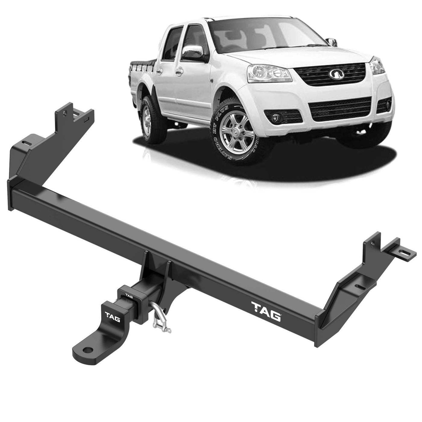 TAG Heavy Duty Towbar for Great Wall V200 (08/2011 - on), V240 (06/2009 - on) - OZI4X4 PTY LTD