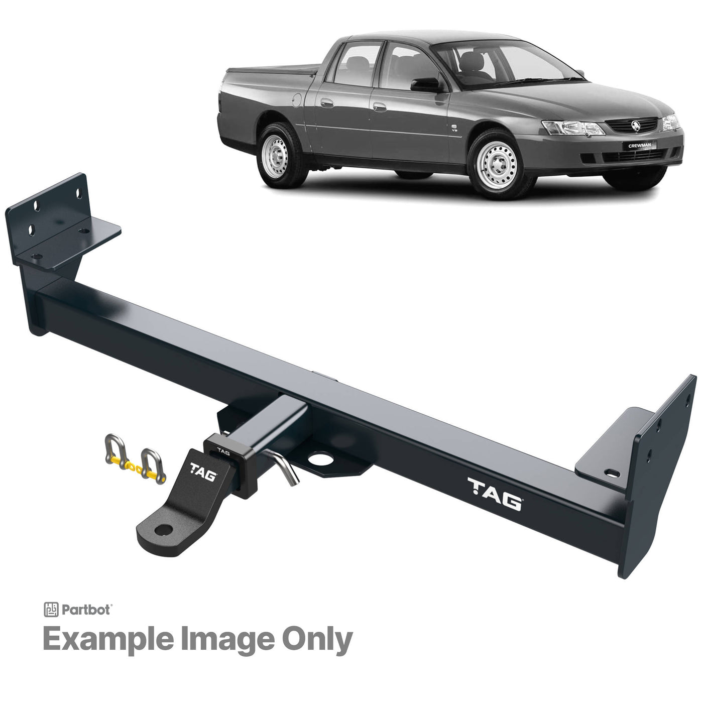 TAG Heavy Duty Towbar for Holden Crewman (01/2003 - 01/2007) - OZI4X4 PTY LTD