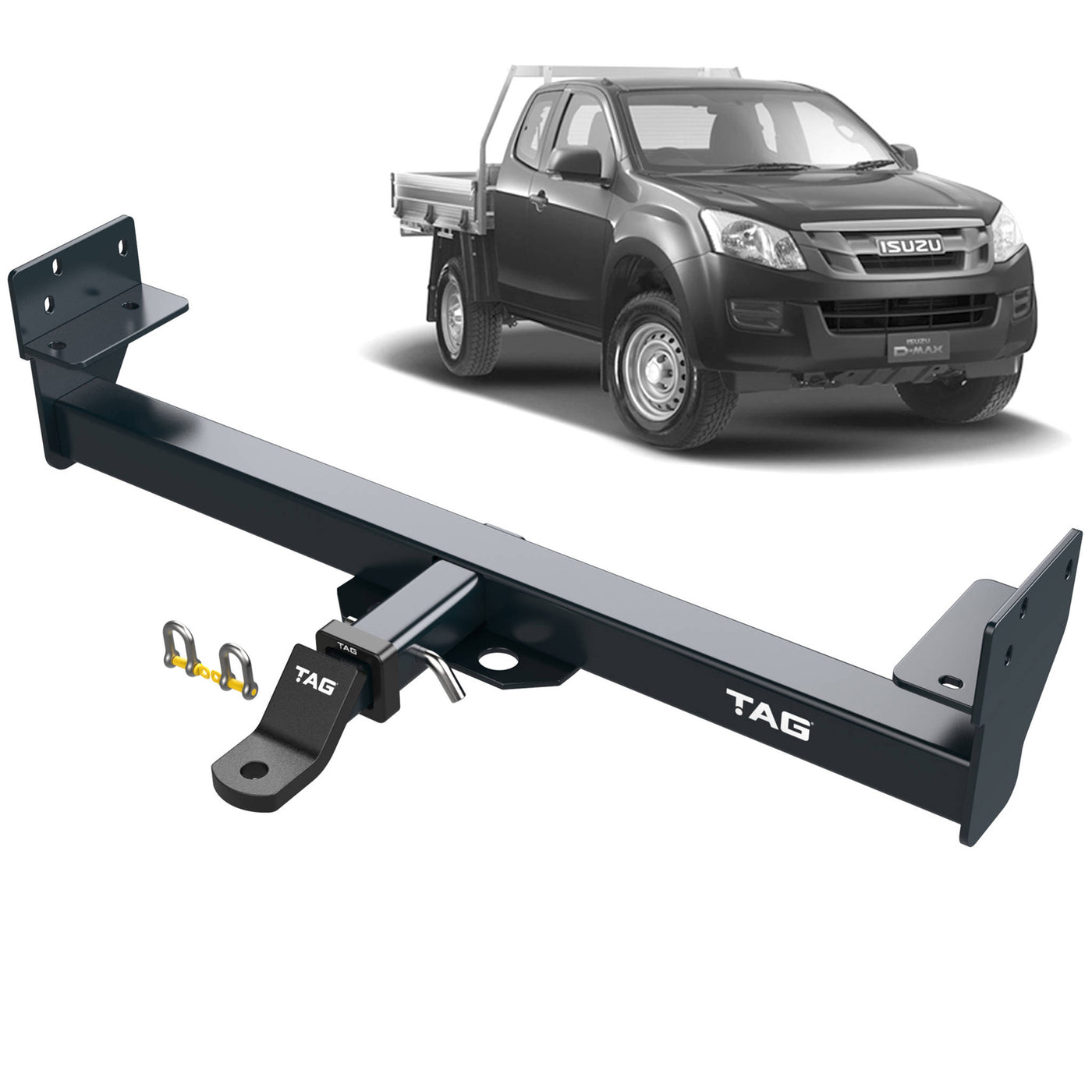 TAG Heavy Duty Towbar for Isuzu D-MAX (06/2012 - 07/2020) - OZI4X4 PTY LTD