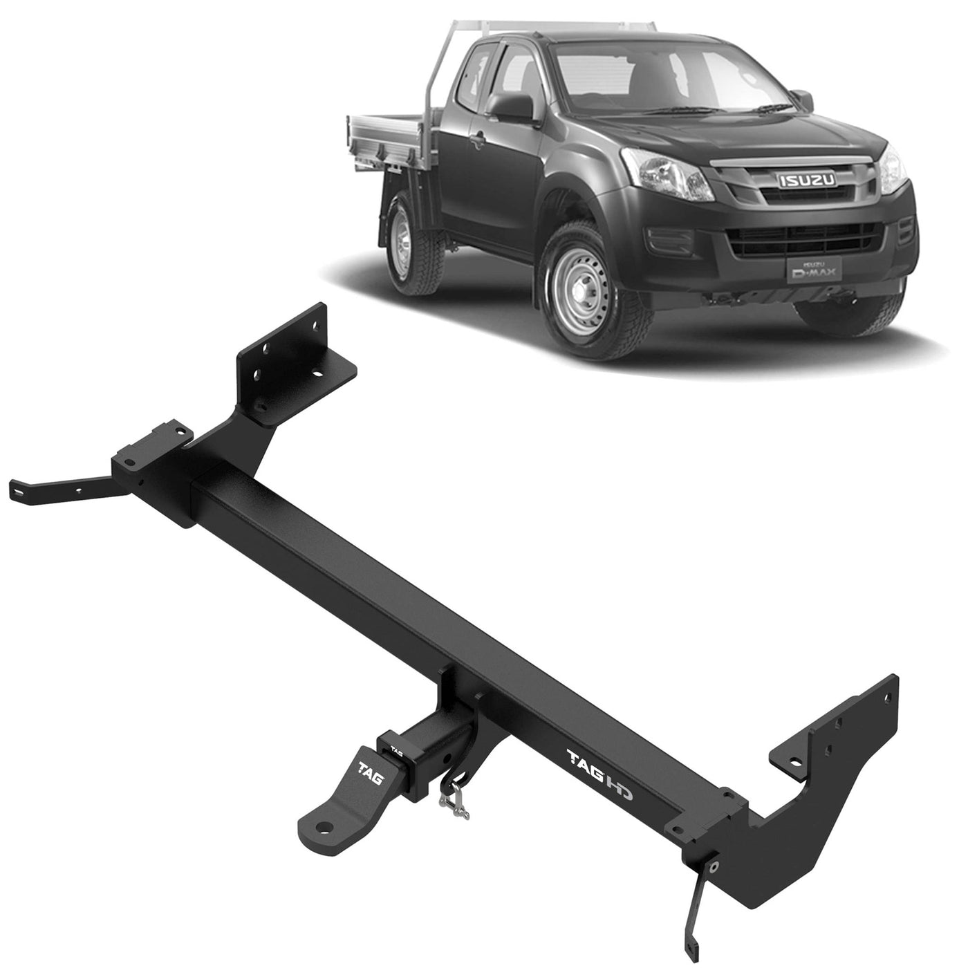 TAG Heavy Duty Towbar for Isuzu D-MAX (06/2012 - 07/2020) - OZI4X4 PTY LTD