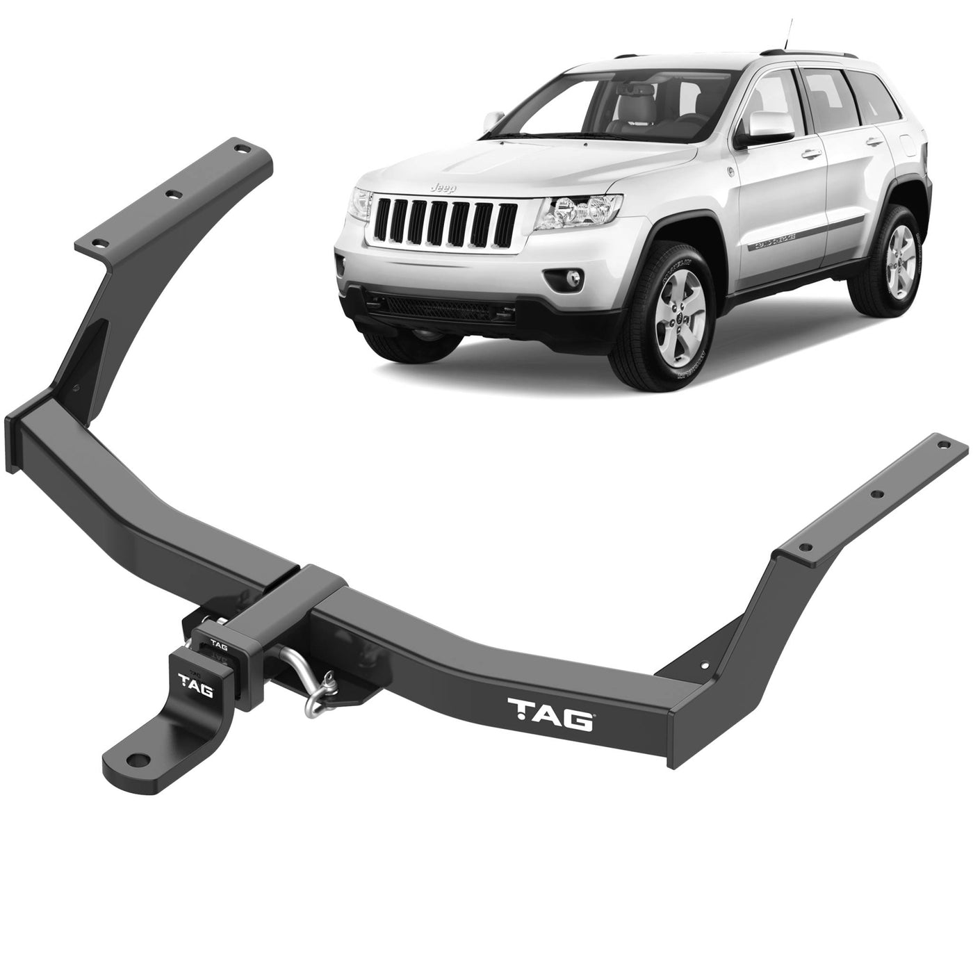 TAG Heavy Duty Towbar for Jeep Cherokee (03/2008 - 06/2014) - OZI4X4 PTY LTD