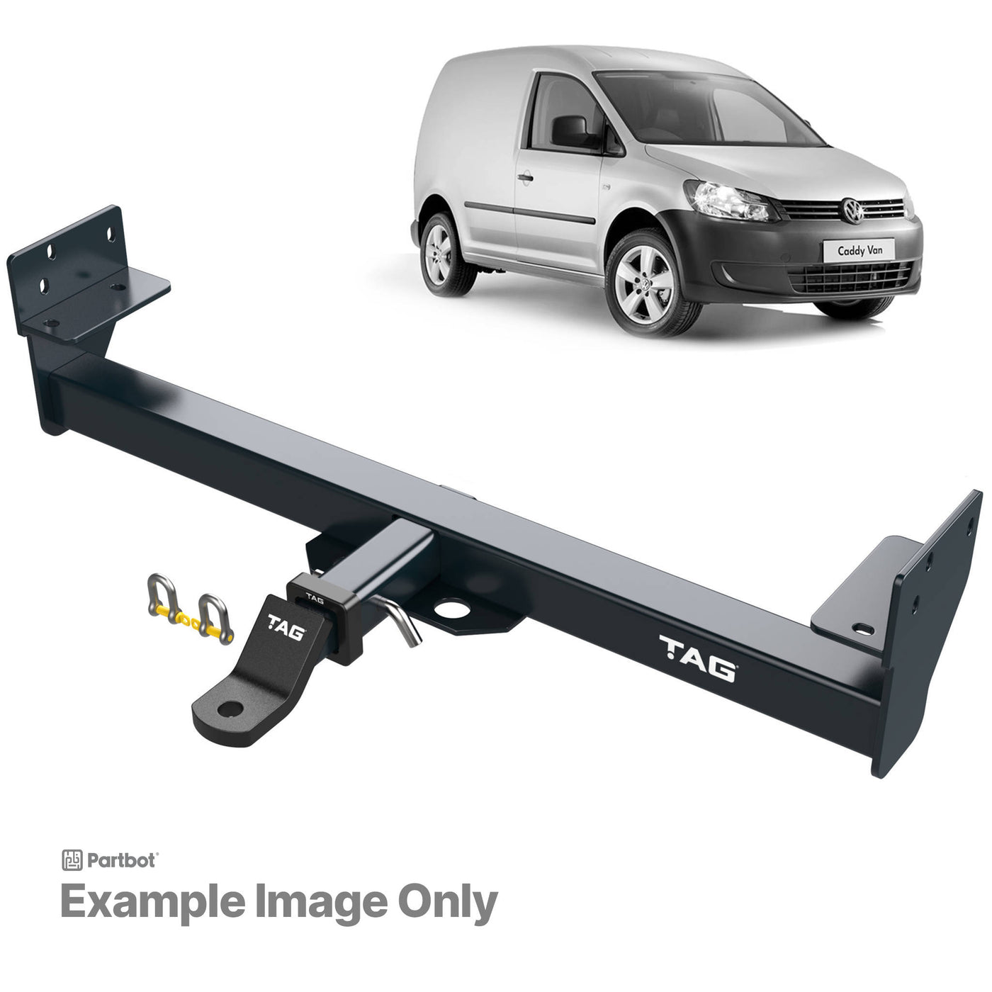 TAG Heavy Duty Towbar for Volkswagen Caddy (02/2005 - 03/2021) - OZI4X4 PTY LTD