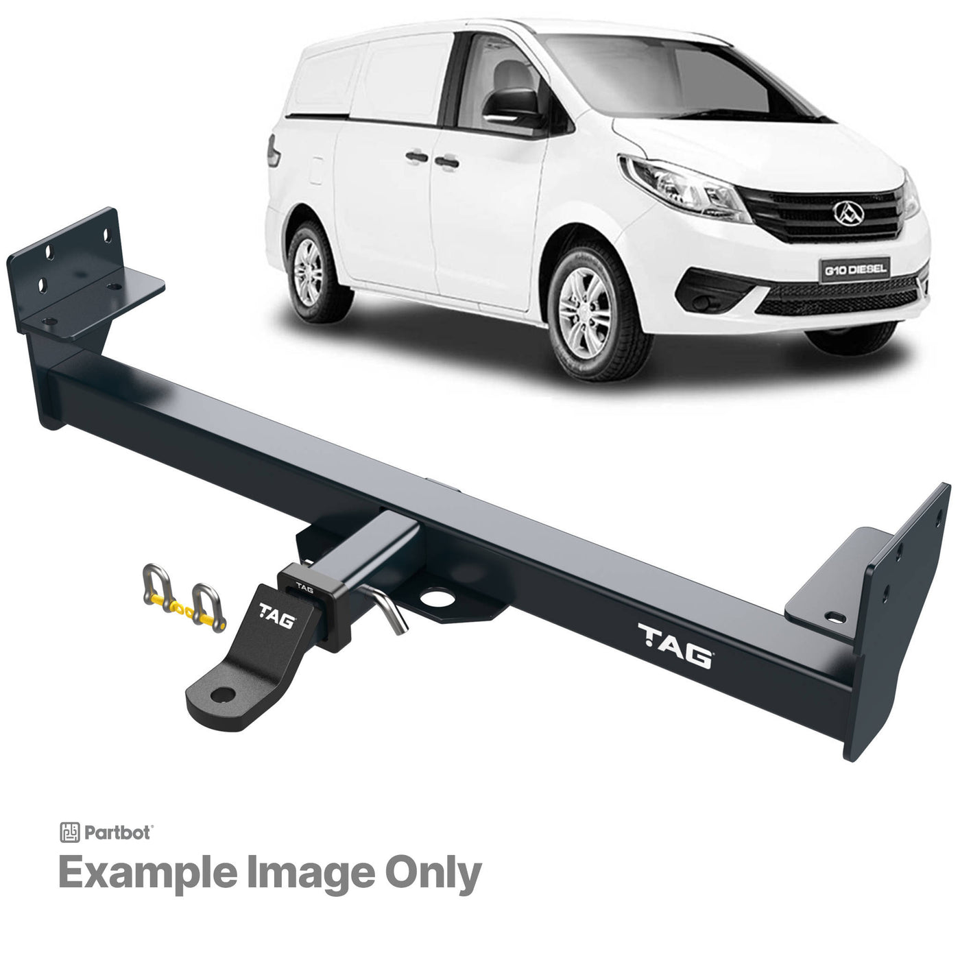 TAG Heavy Duty Towbar for LDV G10 (04/2015 - on) - OZI4X4 PTY LTD