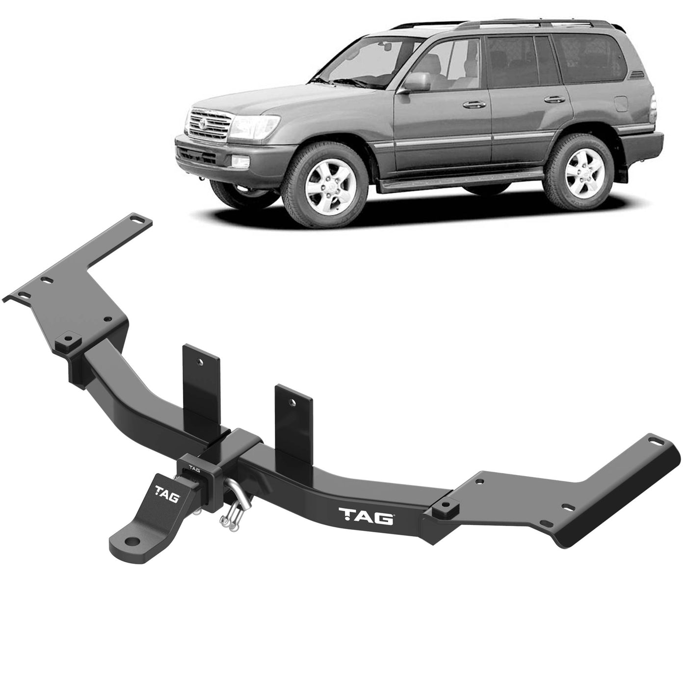 TAG Heavy Duty Towbar Suitable for Toyota Landcruiser (01/1998 - 08/2007) - OZI4X4 PTY LTD