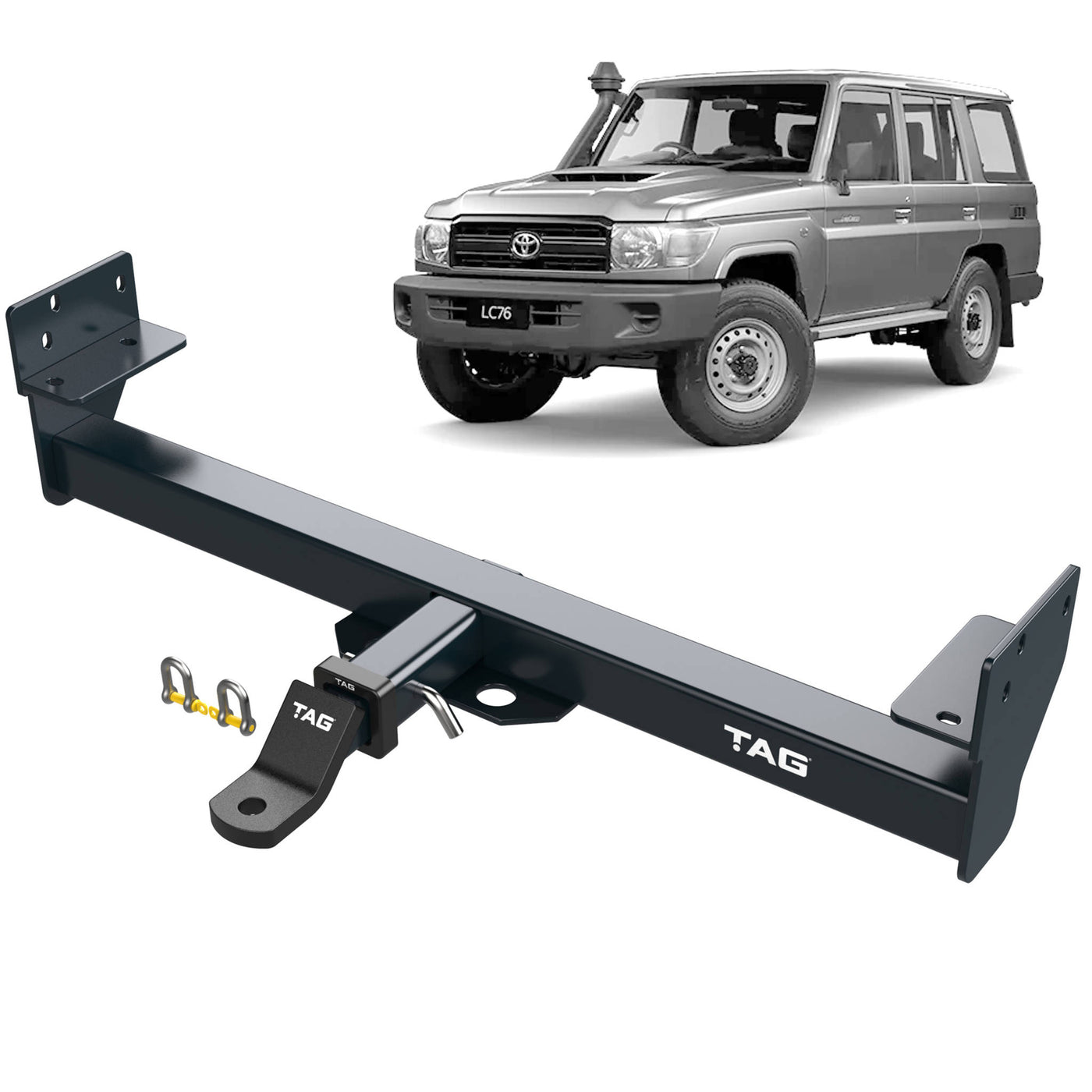 TAG Heavy Duty Towbar Suitable for Toyota Landcruiser (01/2007 - on) - OZI4X4 PTY LTD