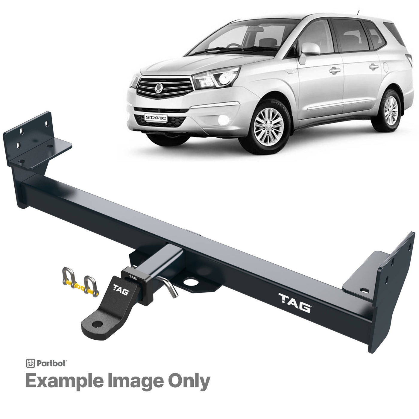 TAG Heavy Duty Towbar for Ssangyong Stavic (02/2005 - 2016) - OZI4X4 PTY LTD