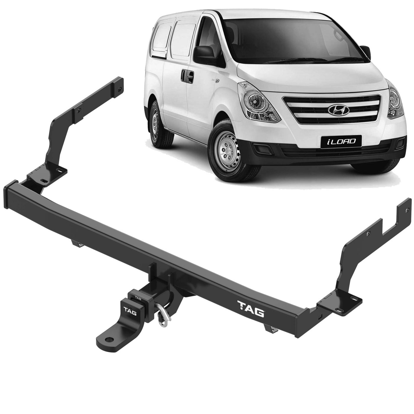 TAG Heavy Duty Towbar for Hyundai IMAX (02/2008 - on), ILoad (02/2008 - on) - OZI4X4 PTY LTD