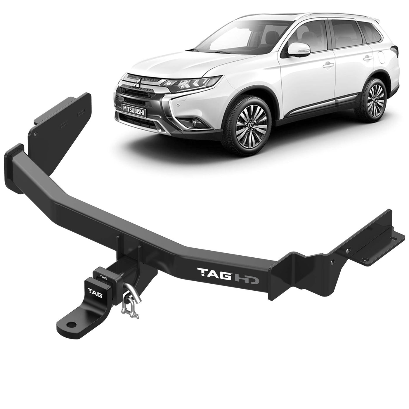 TAG Heavy Duty Towbar for Mitsubishi Outlander (11/2012 - 07/2021) - OZI4X4 PTY LTD