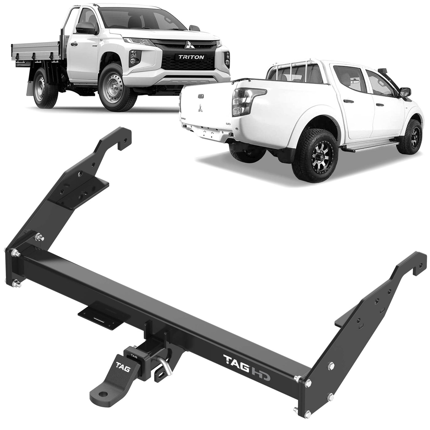 TAG Heavy Duty Towbar for Mitsubishi Triton (02/2015 - on) - OZI4X4 PTY LTD