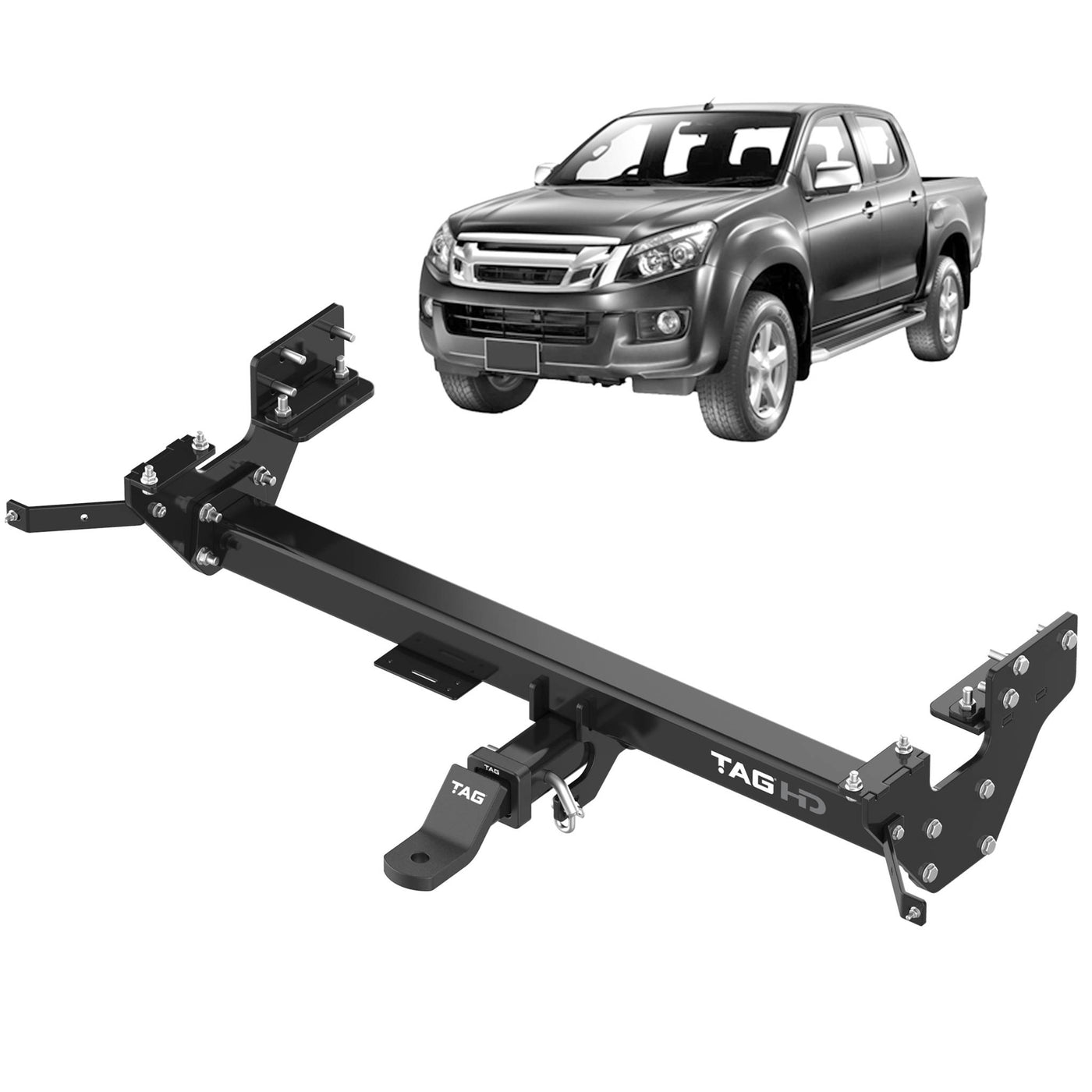 TAG Heavy Duty Towbar for Isuzu D-MAX (06/2012 - 07/2020) - OZI4X4 PTY LTD