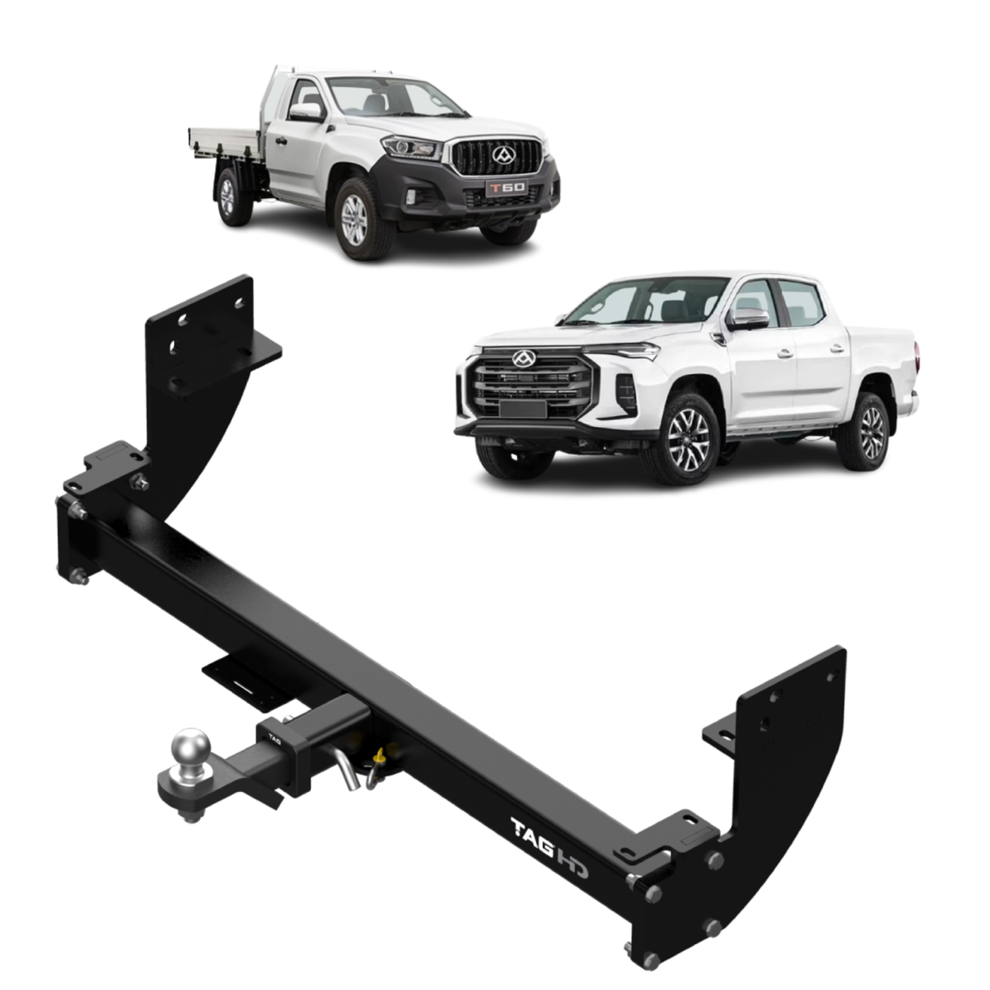 TAG Heavy Duty Towbar for LDV T60 & T60 Max inc Megatub (07/2017 - on) - OZI4X4 PTY LTD