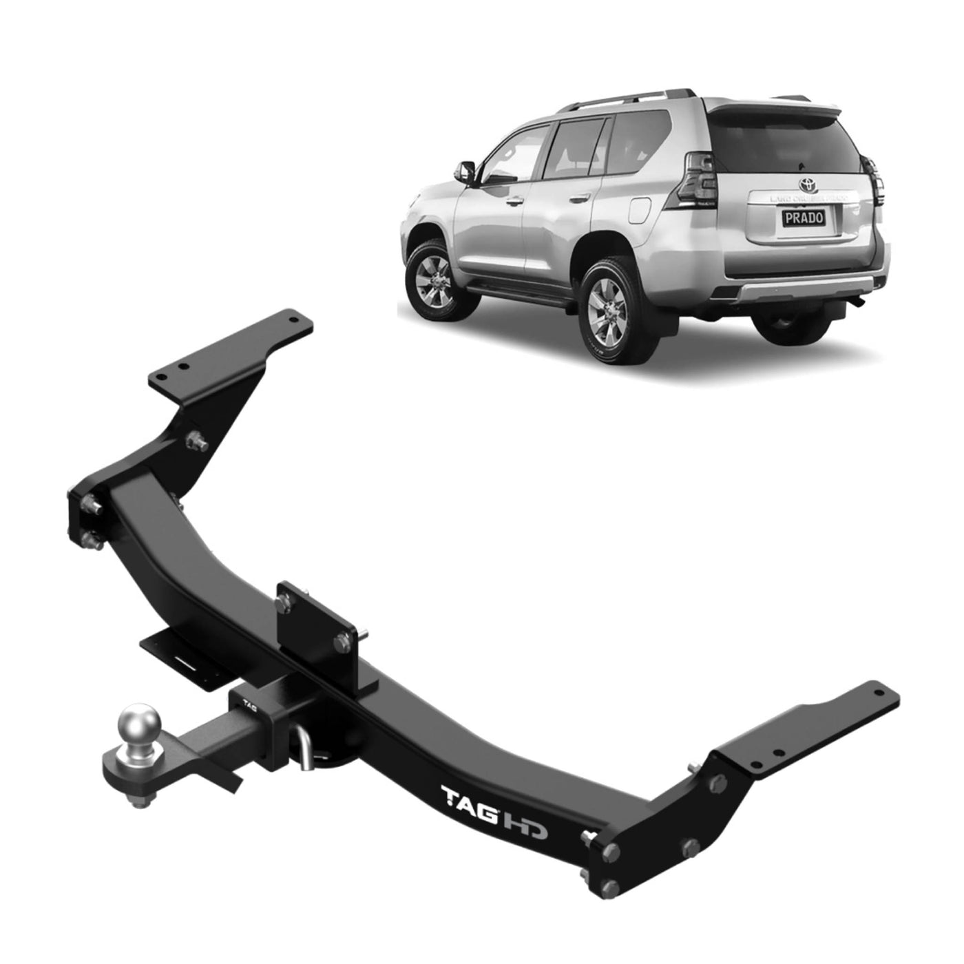 TAG Heavy Duty Towbar Suitable For Toyota Prado (08/2009 - on)