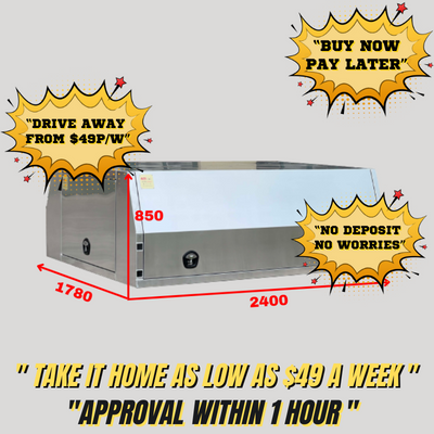 Premium 2400 Raw 3 Door Plate Canopy (Jack off Compatible) (Pre-Order) - OZI4X4 PTY LTD