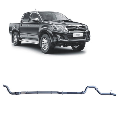 Redback Extreme Duty Exhaust Suitable For Toyota Hilux 3.0L D4D (02/2005 - 10/2015) - OZI4X4 PTY LTD