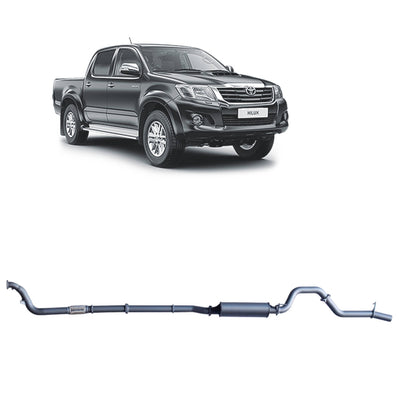 Redback Extreme Duty Exhaust Suitable For Toyota Hilux 3.0L D4D (02/2005 - 10/2015) - OZI4X4 PTY LTD