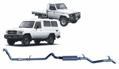 Redback Extreme Duty Exhaust Suitable For Toyota Landcruiser 78 Series (01/1990 - 01/2007), Toyota Landcruiser 75 Series (03/1990 - 11/1999) - OZI4X4 PTY LTD