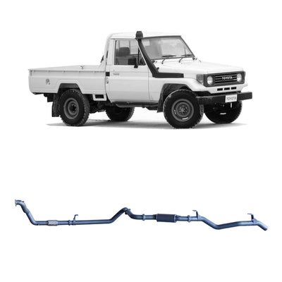 Redback Extreme Duty Exhaust Suitable For Toyota Landcruiser 78 Series (01/1990 - 01/2007), Toyota Landcruiser 75 Series (03/1990 - 11/1999) - OZI4X4 PTY LTD