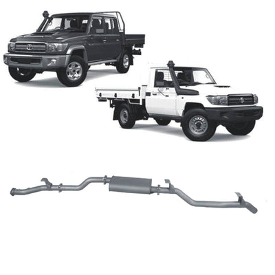 Redback Extreme Duty Exhaust Suitable For Toyota Landcruiser 79 Series Single and Double Cab (11/2016 - on) - OZI4X4 PTY LTD