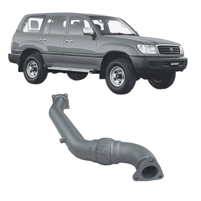 Redback Extreme Duty Exhaust Suitable For Toyota Landcruiser 105 Series Wagon (03/1998 - 10/2007) - OZI4X4 PTY LTD