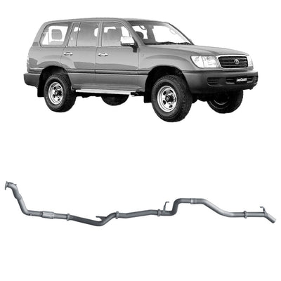 Redback Extreme Duty Exhaust Suitable For Toyota Landcruiser 105 Series Wagon (03/1998 - 10/2007) - OZI4X4 PTY LTD