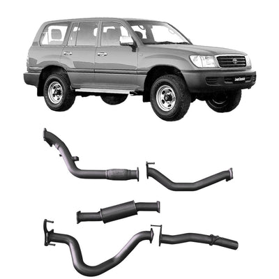 Redback Extreme Duty Exhaust Suitable For Toyota Landcruiser 105 Series Wagon (03/1998 - 10/2007) - OZI4X4 PTY LTD