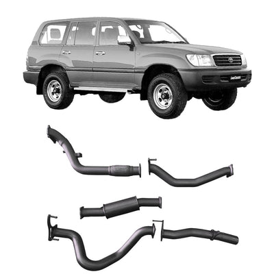 Redback Extreme Duty Exhaust Suitable For Toyota Landcruiser 105 Series Wagon (03/1998 - 10/2007) - OZI4X4 PTY LTD