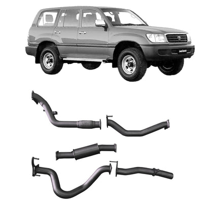 Redback Extreme Duty Exhaust Suitable For Toyota Landcruiser 105 Series Wagon (03/1998 - 10/2007) - OZI4X4 PTY LTD