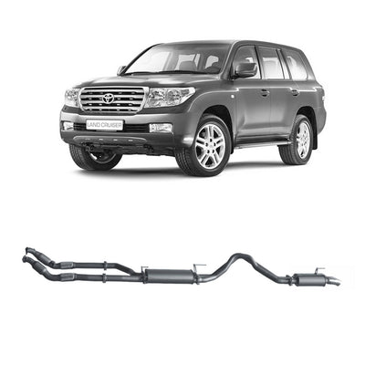 Redback Extreme Duty Exhaust Suitable For Toyota Landcruiser 200 Series 4.5L V8 (11/2007 - 09/2015) - OZI4X4 PTY LTD