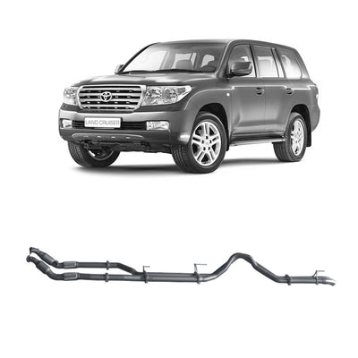 Redback Extreme Duty Exhaust Suitable For Toyota Landcruiser 200 Series 4.5L V8 (11/2007 - 09/2015) - OZI4X4 PTY LTD