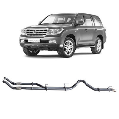 Redback Extreme Duty Exhaust Suitable For Toyota Landcruiser 200 Series 4.5L V8 (11/2007 - 09/2015) - OZI4X4 PTY LTD