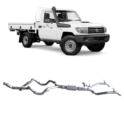 Redback 4x4 Extreme Duty Twin Exhaust Suitable For Toyota Landcruiser (01/2007 - 10/2016) - OZI4X4 PTY LTD