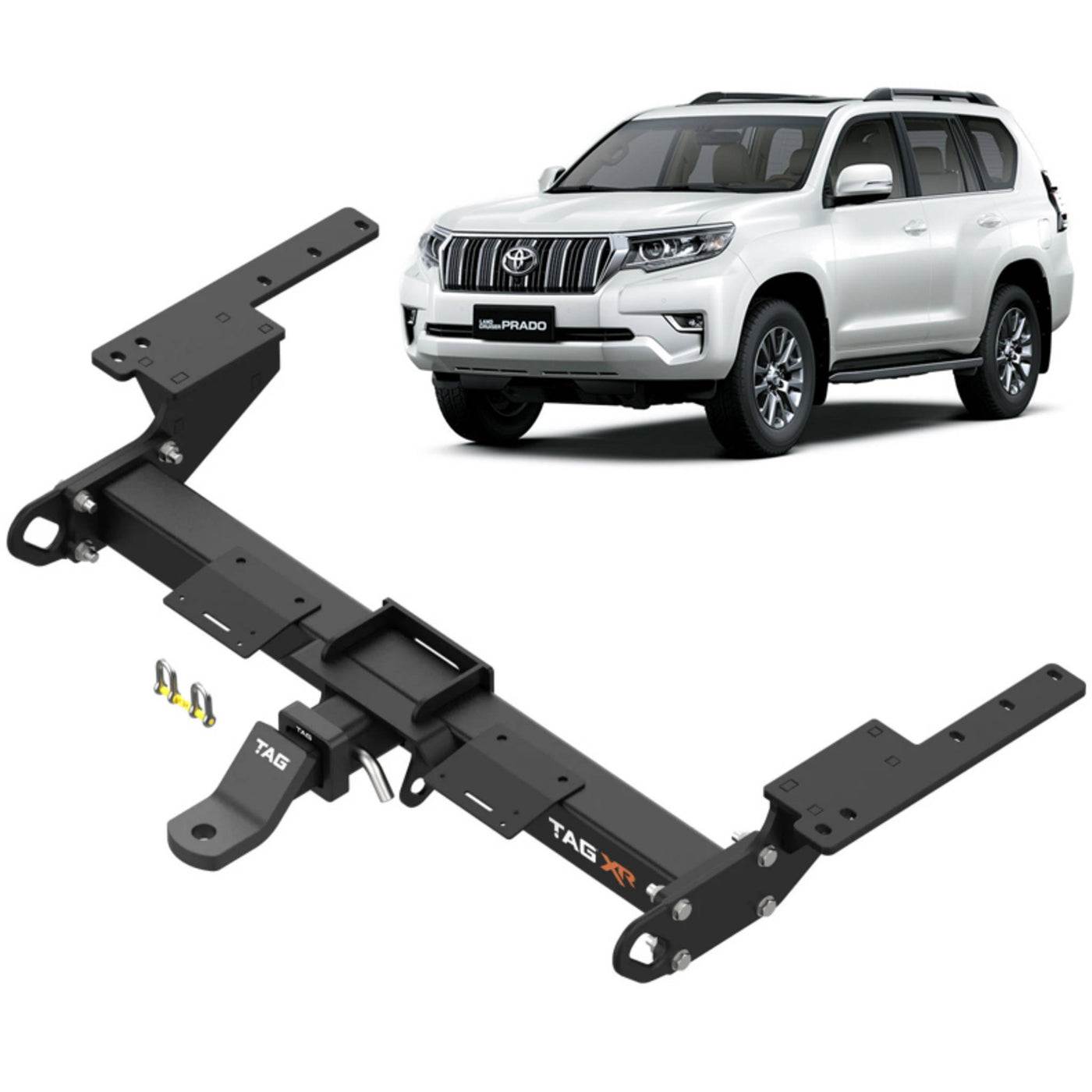 TAG 4x4 Recovery Towbar Suitable for Toyota Prado (08/2009 - on) - OZI4X4 PTY LTD