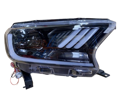 LED Mustang Head Light Suits Ford Ranger / Raptor / Everest PX2,3 2015-2022 (Pre-Order) - OZI4X4 PTY LTD