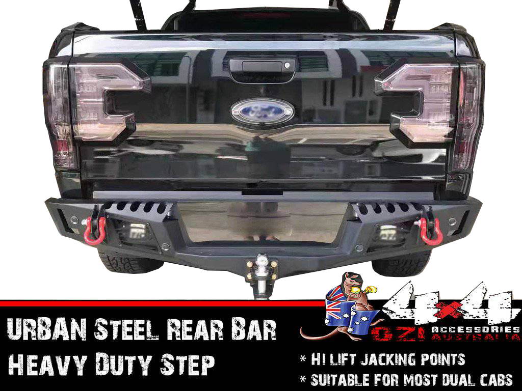 Urban Steel Rear Bar Heavy Duty Step Suits for Isuzu Dmax 2012+ - OZI4X4 PTY LTD