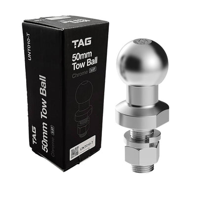 TAG Chrome Tow Ball - 50mm, 3.5 tonne